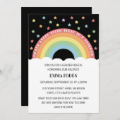 Nach jedem Sturm gibt es einen Regenbogen Einladung (Vorne/Hinten)