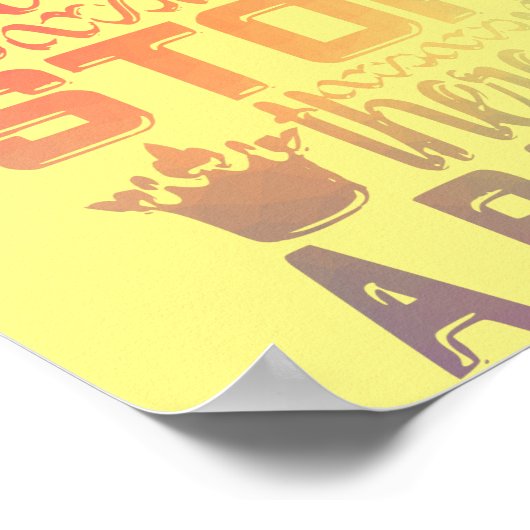 Nach jedem Sturm gibt es einen Regenbogen-min Poster (Ecke)