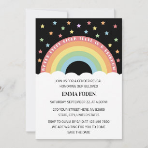 Nach jedem Sturm kommt ein Regenbogen Einladung