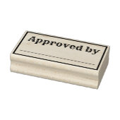 Nach Kautschuk-Briefmarke genehmigt Gummistempel (Stempel)