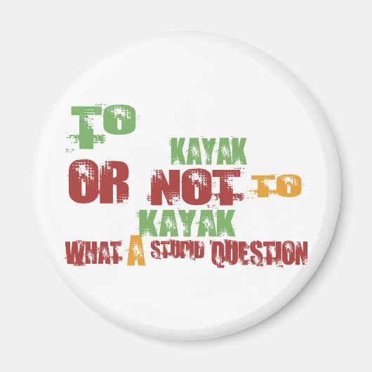 nach Kayak Magnet (Vorne)