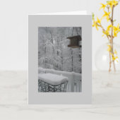 NACH KUDLE gewollt UND WARM BEHALTEN Karte (Gelbe Blume)