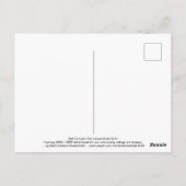 Nach Leonardo da Vinci Selbstportrait Postkarte (Rückseite)