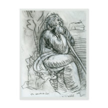 Nach Leonardo da Vinci Selbstportrait