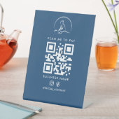 Nach Link Hub QR-Code-Schild suchen  Sockelschild (In Situ)