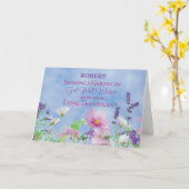 Nach Lung Transplant werden gute Wildblumen Karte (Gelbe Blume)