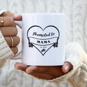 Nach Mama befördert Kaffeetasse