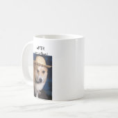 NACH meinem Kaffee! Kaffeetasse (Vorderseite Links)