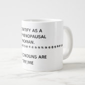 Nach Menopausal Jumbo-Tasse (Vorderseite Rechts)