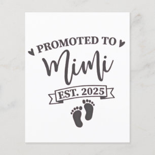 Nach Mimi Est befördert. 2025 Oma-to-be Flyer