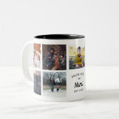 Nach Mimi gegründet Zweifarbige Tasse (Vorderseite Links)