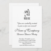 Nach mir die Flut - Französischer Ausdruck Einladung (Vorne/Hinten)