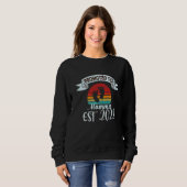 Nach Momma 2022 zur ersten Mama für Junge Mutter b Sweatshirt (Vorne ganz)