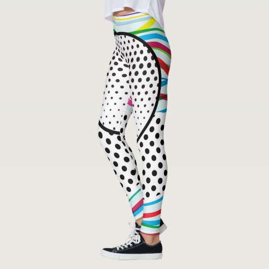 Nach Morris und POP Chiffon Scarf Leggings (Links)