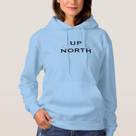 Nach Norden Hoodie (Vorderseite)