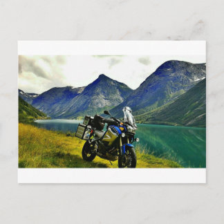 nach Nordkap (Norwegen), über Gibraltar Postkarte