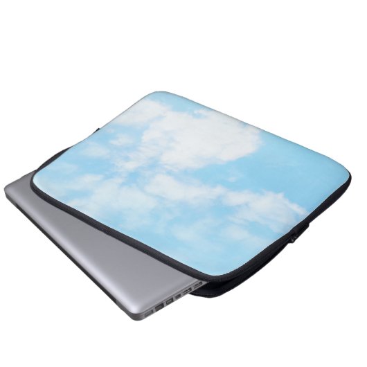 Nach oben im Lufteffekt blauer Himmel Laptopschutzhülle (Vorne Knopf)