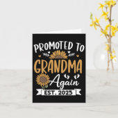 Nach Oma befördert Ostblüte 2025 Karte (Gelbe Blume)