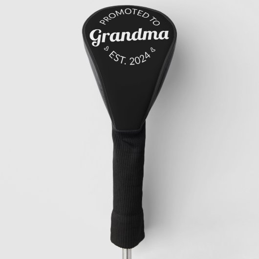 Nach Oma Est befördert. 2024 I Golf Headcover (Vorderseite)