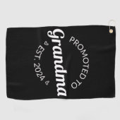 Nach Oma Est befördert. 2024 I Golfhandtuch (Horizontal)