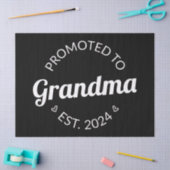 Nach Oma Est befördert. 2024 I Seidenpapier (Basteln)