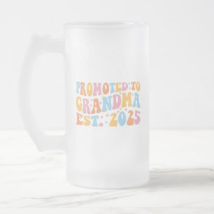 Nach Oma Est befördert. 2025 III Mattglas Bierglas