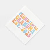 Nach Oma Est befördert. 2025 III Serviette (Ecke)