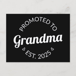Nach Oma Est befördert. 2025 Postkarte