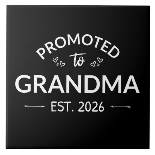 Nach Oma Est befördert. 2026 Fliese (Vorderseite)