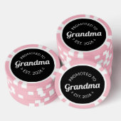 Nach Oma Est befördert. 2026 Pokerchips (Stapel)