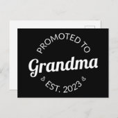 Nach Oma Est befördert. I Postkarte (Vorne/Hinten)