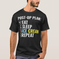 Nach Op Plan Essen Schlafen Eiscreme Wiederholen -