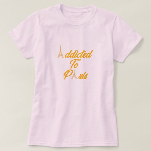 nach Paris erlassen T-Shirt (Design vorne)