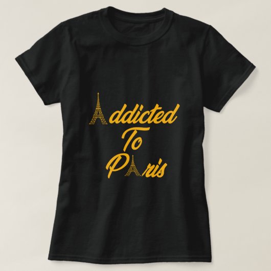 nach Paris erlassen T-Shirt (Design vorne)