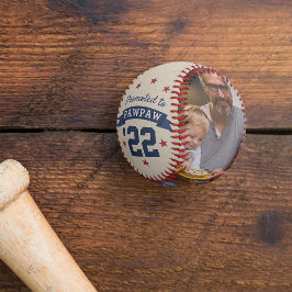 Nach Pawpaw befördert | Neues Großvater-Foto Baseball