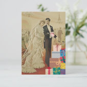 Nach Polterabend Dankeskarte (Stehend Vorderseite)