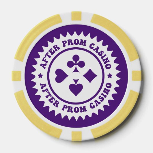 Nach Prom Custom Poker Chips (Vorderseite)