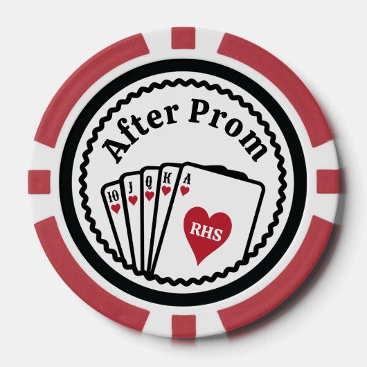 Nach Prom Custom Poker Chips (Vorderseite)