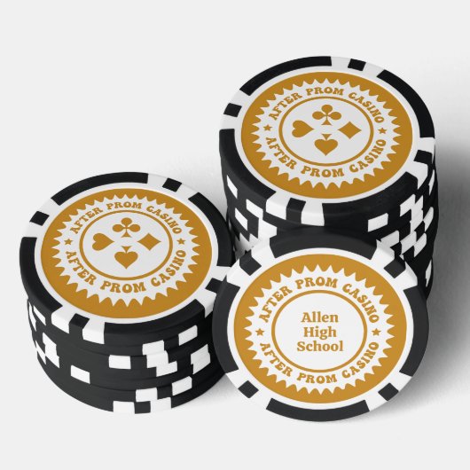 Nach Prom Custom Poker Chips (Stapel)