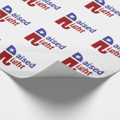 Nach rechts angehoben geschenkpapier (Ecke)