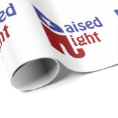 Nach rechts angehoben geschenkpapier (Rolleneckpunkt)