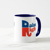 Nach rechts angehoben tasse (VorderseiteRechts)