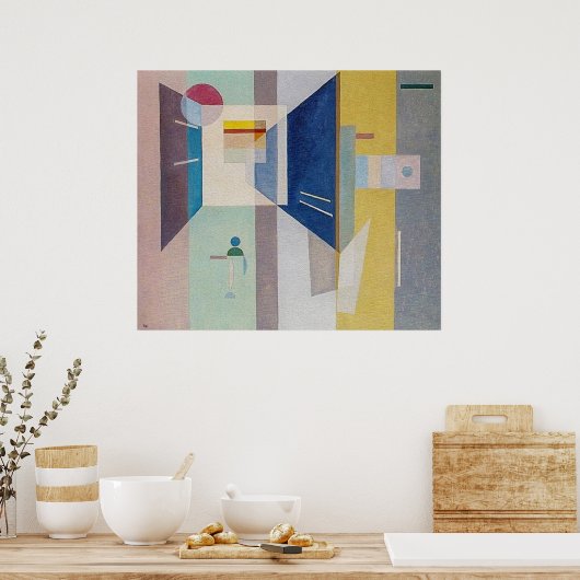 Nach rechts - nach rechts - nach Links von Kandins Poster (Küche)