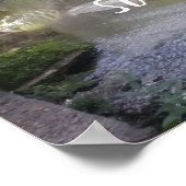 Nach Regen kommt Sonnenschein Sprichwörterbuch Poster (Ecke)