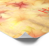 Nach Regen kommt Sonnenschein wünscht neues Jahr P Poster (Ecke)