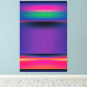 Nach Rothko-1 Stretched Canvas Print Leinwanddruck (Insitu (Holzboden))