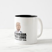 Nach Russland mit Liebe Zweifarbige Tasse (VorderseiteRechts)
