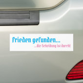 Nach Scheidung Autoaufkleber (Auf Auto)
