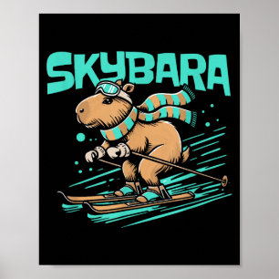 Nach-Ski-Skishang Skifahrer Piste Schnee - Skifahr Poster