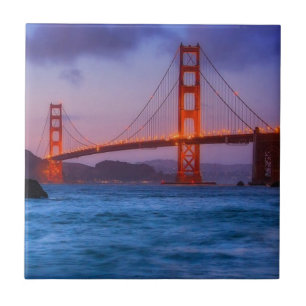 Nach Sonnenuntergang heraus am Bäcker-Strand Fliese